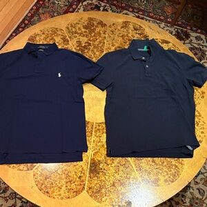 Men's Navy Polo Shirt Two-Pack